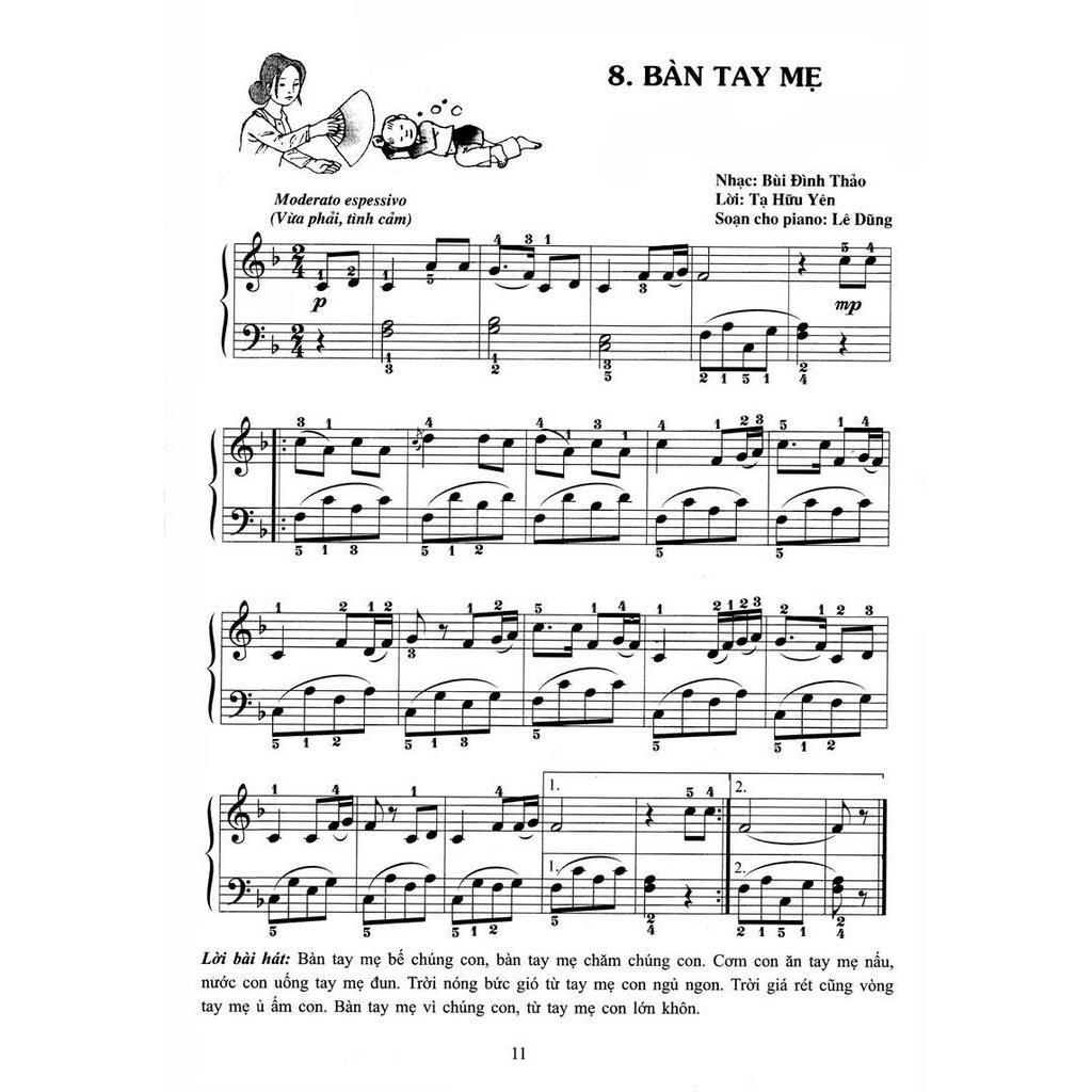 Sách Piano Cho Thiếu Nhi - 220 Tiểu Phẩm Nổi Tiếng - Tập 4