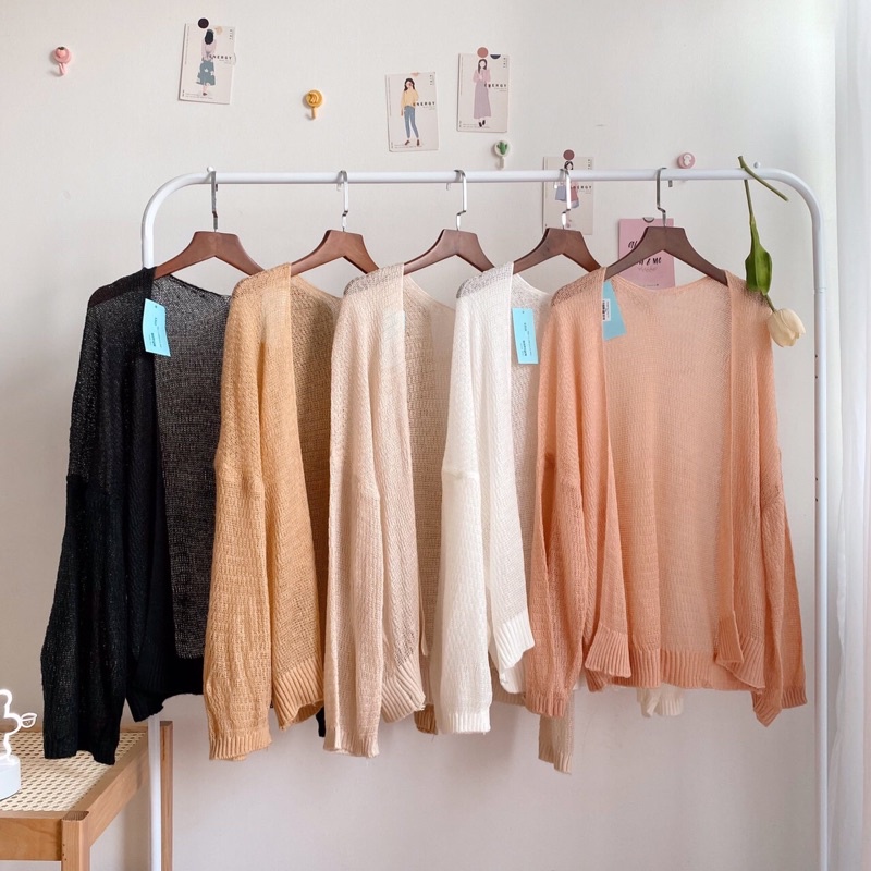 khoác len lưới biển