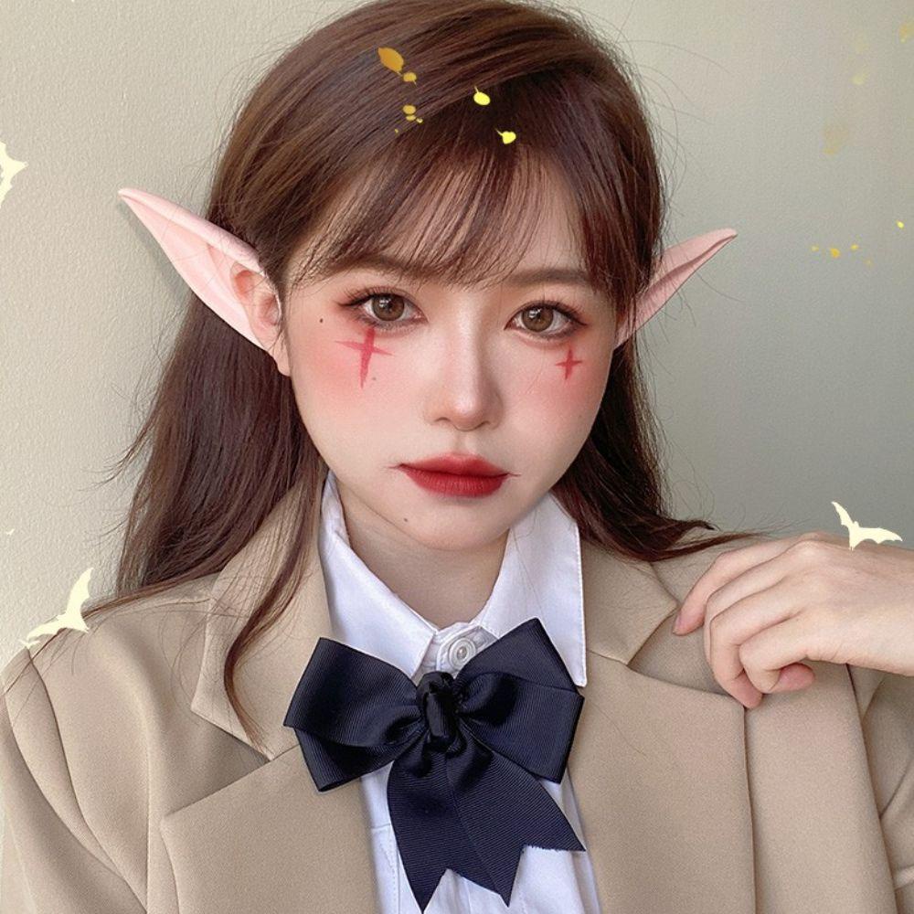Bông Tai Đeo Vành Tai Giả Hóa Trang Tiên Elf Dễ Thương Sáng Tạo Cho Nữ