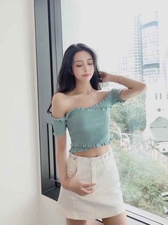Quần giả váy chất co giãn