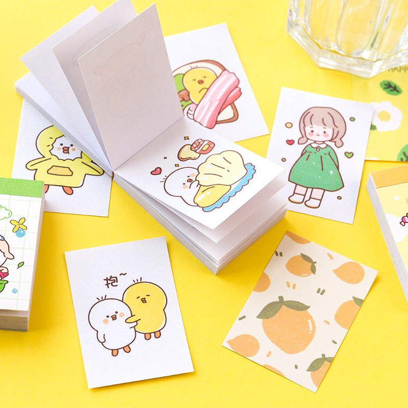 Set 50 Miếng Dán Họa Tiết Dễ Thương Dùng Để Trang Trí