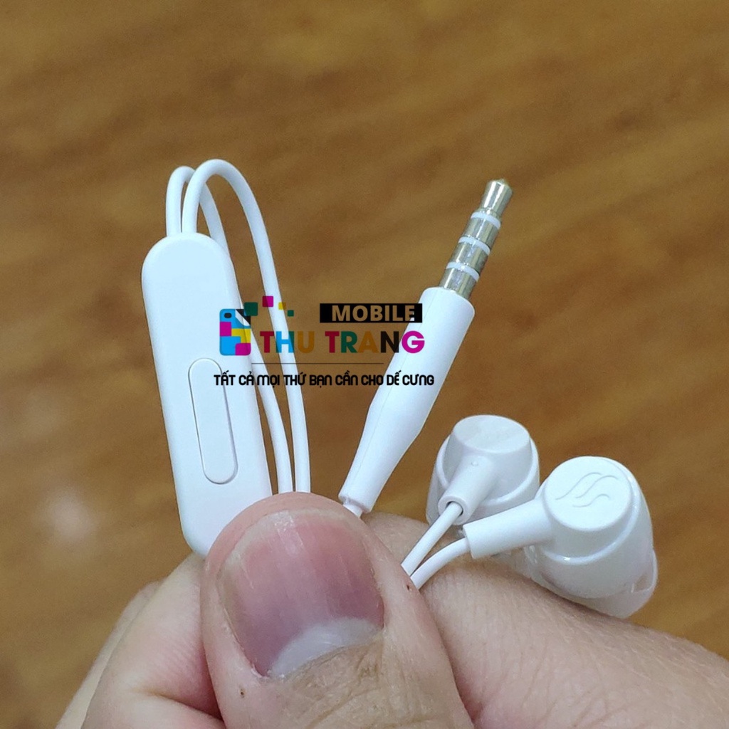 Tai nghe dây Vsmart chính hãng chân 3.5mm Hàng VN chất lượng, độ bền cao, tích hợp mic đàm thoại - phukienthutranghn