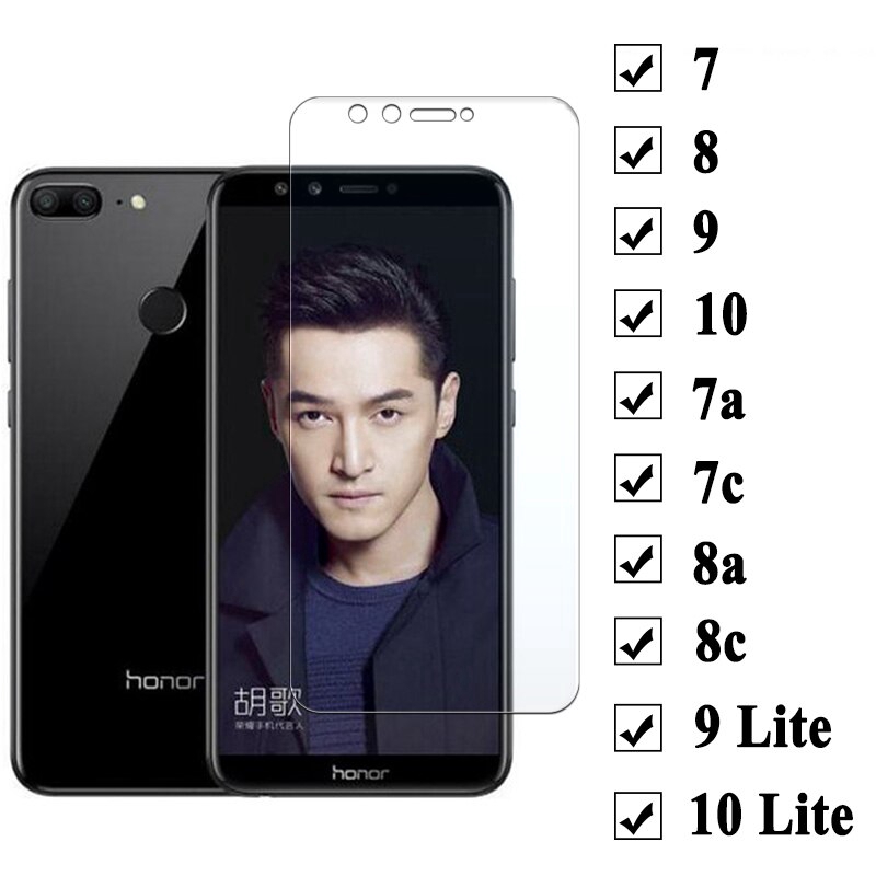 Kính Cường Lực Bảo Vệ Màn Hình Điện Thoại Cho Huawei Honor 10 8x 8c 7c 7x 7a 8 9 Lite