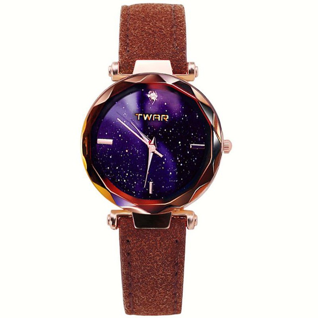 Đồng Hồ Nữ TWAR T66 Mặt Kim Sa Lấp Lánh thời trang 2019 | BigBuy360 - bigbuy360.vn