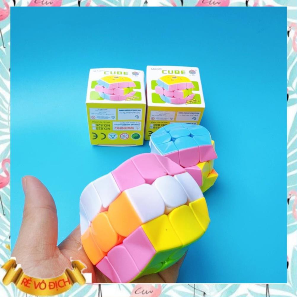 Rubik 3x3 Qiyi Rubic 3 Tầng Khối Lập Phương Ma Thuật-Bo TRòn Các Góc Cạnh
