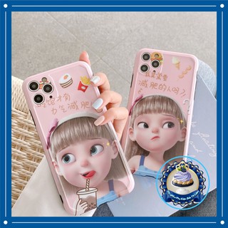 Ốp lưng iphone cô bé hút trà sữa - Ốp iphone Hoạt hình 6splus/7/8/7plus/8plus/x/xs/xsmax/11/11promax