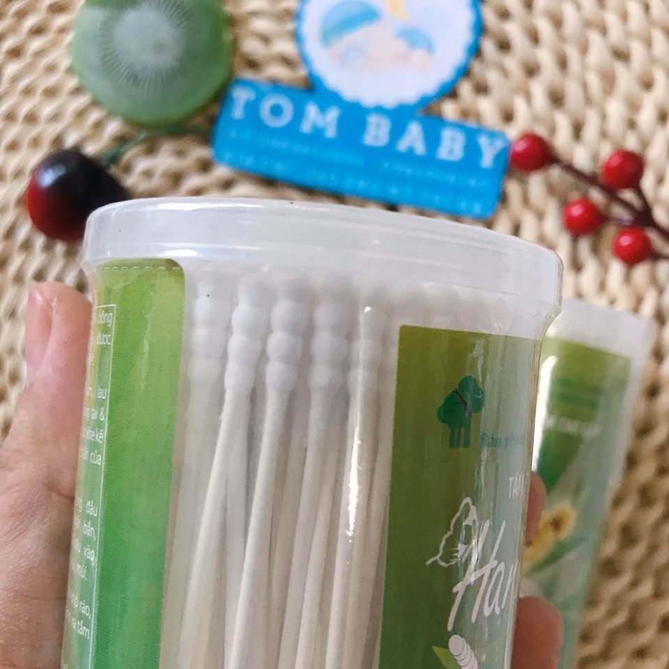 Tăm bông cao cấp Hana thân giấy cho bé
