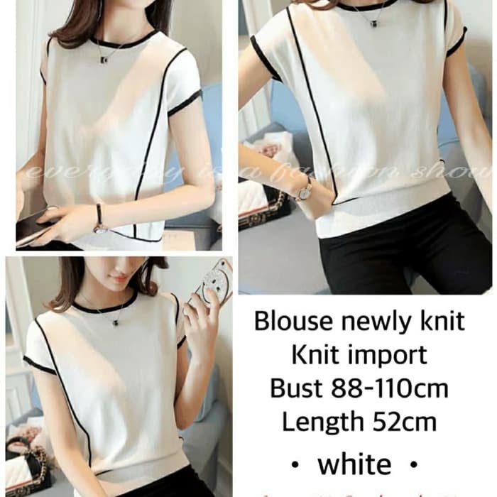 Áo Blouse Công Sở Nữ Màu Trắng 44fqd