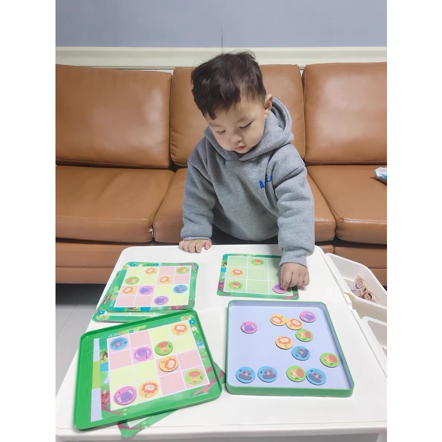 [Mã LIFETOYS1 giảm 30K đơn 99K] Đồ chơi thông minh cho bé giải đố Sudoku bằng gỗ Game luyện trí tuệ hay nhất