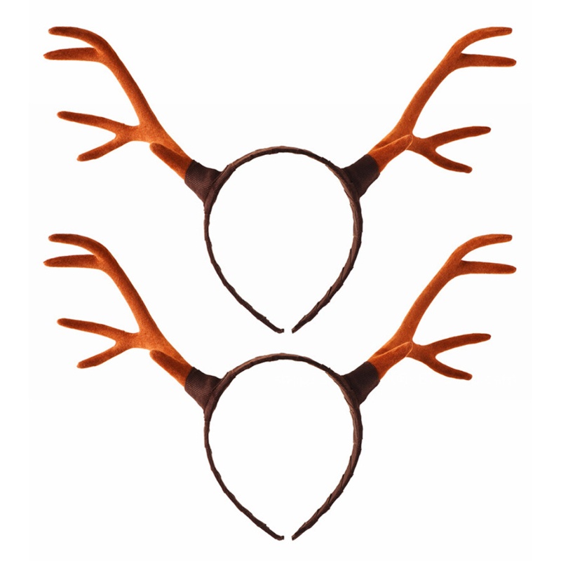 Flgo Băng Đô Rửa Mặt / Trang Điểm Mềm Mại Hình Sừng Hươu Giáng Sinh Đáng Yêu Dành Cho Bé Gái