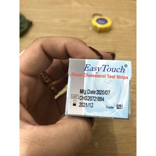 Que thử mỡ Easy Touch GCU- lọ 5 que- thử mỡ máy 3in1