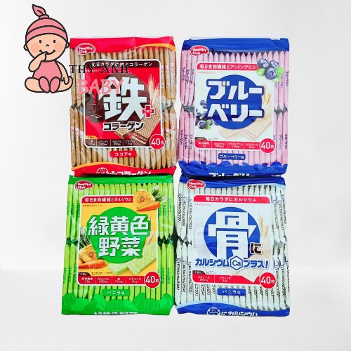 Bánh Xốp Bổ Sung Canxi Healthy Club Nhật Bản