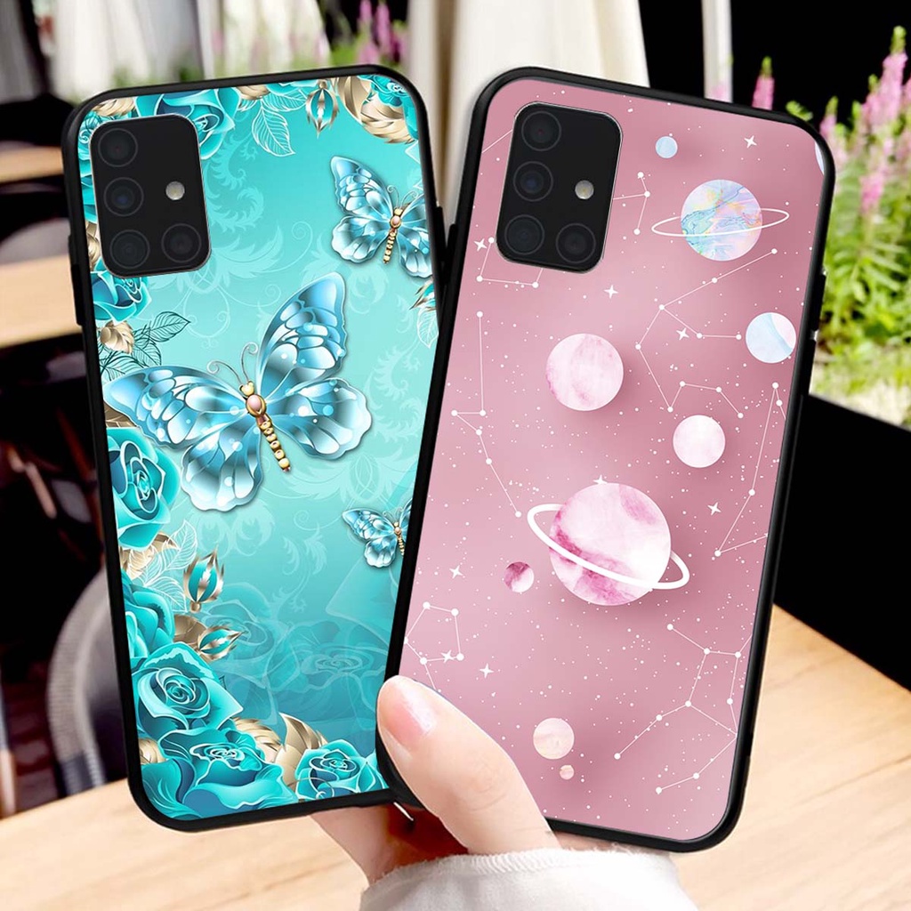 Ốp lưng Samsung A51 / A71 in hình hoa xinh xắn, hiện đại , thời trang ,phong cách