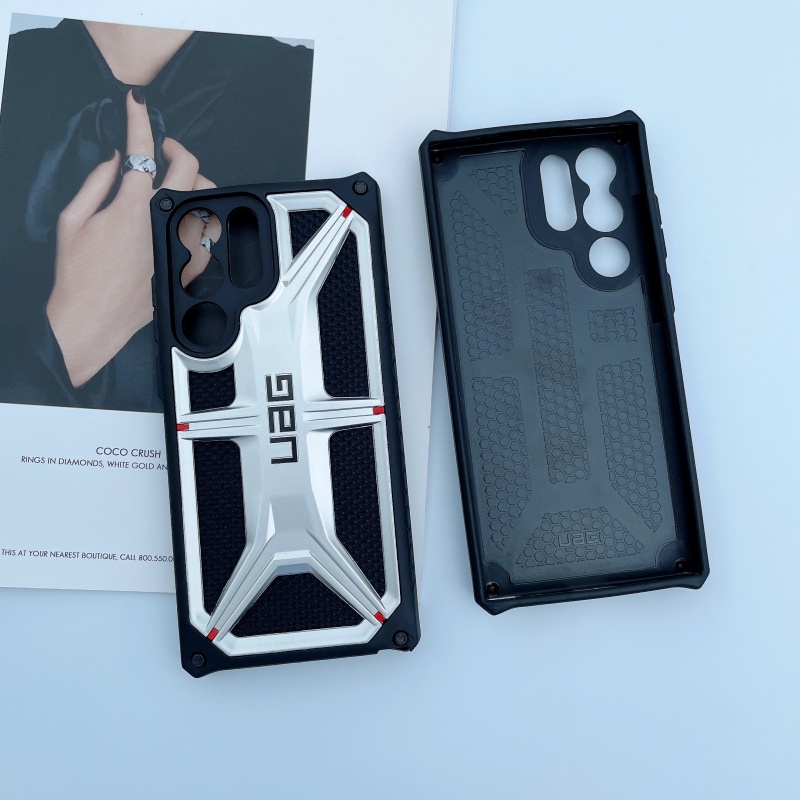Ốp Điện Thoại Sợi Carbon UAG Monarch Kevlar Cho Samsung Galaxy S22 ULTRA 5G / S23 ULTRA 5G / S22 + 10 Năm Bảo Hành