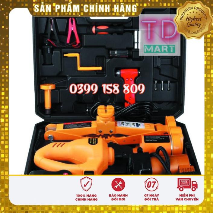 [Siêu rẻ ] [ FREE SHIP ] Bộ kích gầm ô tô 12v 3 trong 1 - Con Đội điện + Nâng Gầm xe hơi + Máy bắn ốc + Bơm lốp ô tô