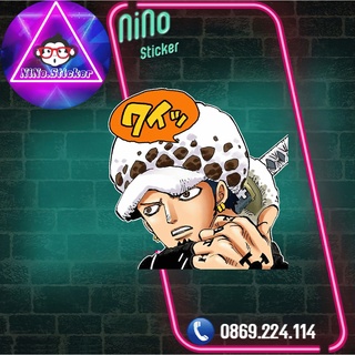 Hình ủi nhiệt - decal - one piece - law