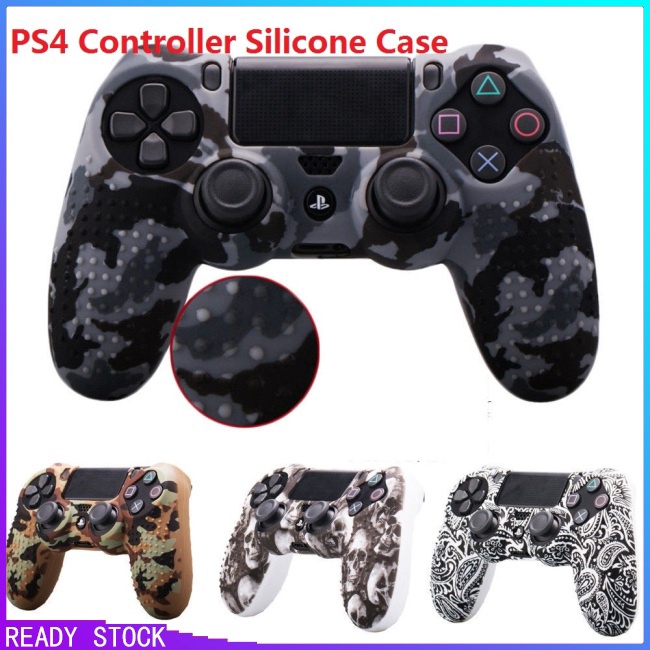 PG【COD】Vỏ silicon họa tiết rằn ri cá tính bảo vệ tay cầm chơi game PlayStation 4 PS4 nintendo switch