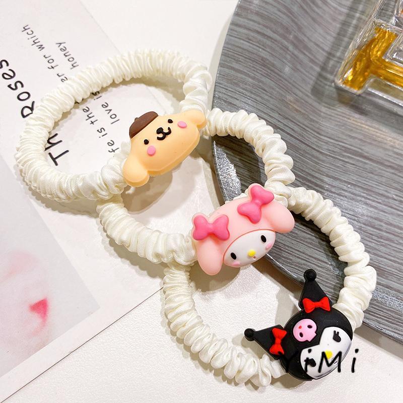 Dây Buộc Tóc Cao Su Cỡ Lớn Họa Tiết Hoạt Hình Đáng Yêu Cho Nữ