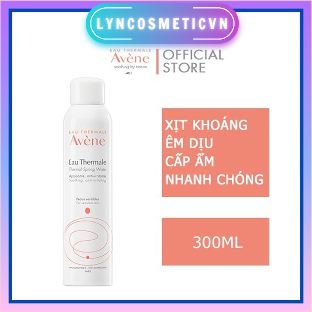 Xịt Khoáng Avène Cấp Nước, Làm Dịu &amp; Giảm Kích Ứng 300ml Thermal Spring Water