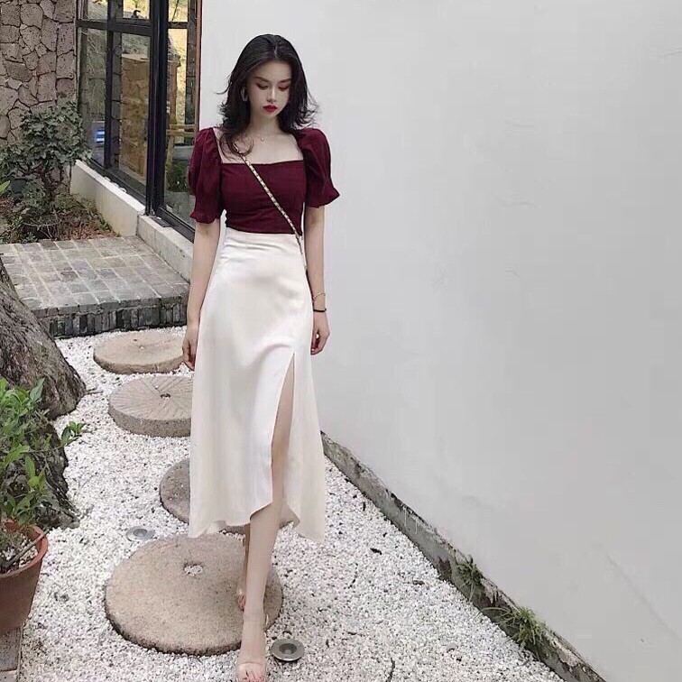 [Mã WASTCOOL giảm 15% tối đa 50K đơn 99K] SÉT ÁO VÀ CHÂN VÁY CÓ DÂY KÉO (VÁY CÓ LÓT) THỜI TRANG NỮ ARAVA SA75