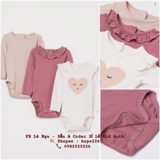 Set 3 body hm es sz từ 4-6m đến 1.5-2y