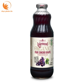 Nước ép cherry đen hữu cơ 946ml, Lakewood, Mỹ