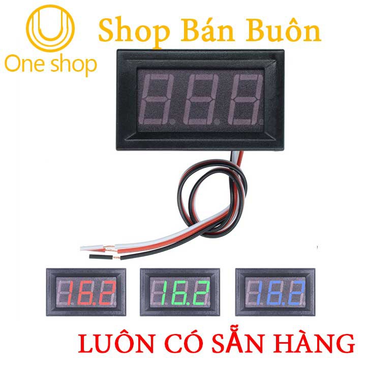 Vôn Kế Điện Tử 0.56 Inch 3.5-30VDC