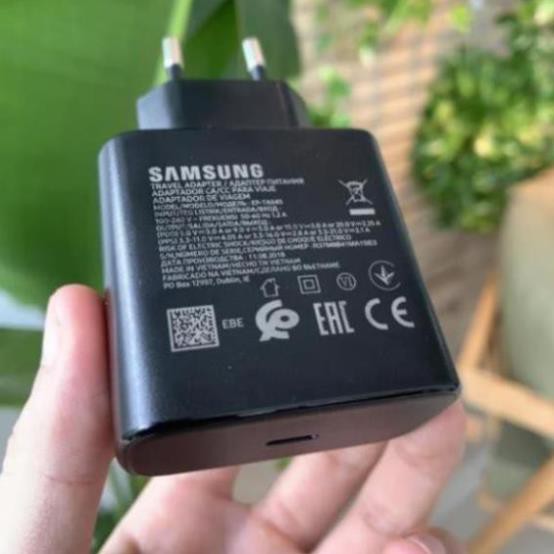 Bộ sạc nhanh Samsung 45w chính hãng củ sạc nhanh Note 10+/Note 10 Plus/Note 10 Plus 5G/Note 20/Note 20 Ultra