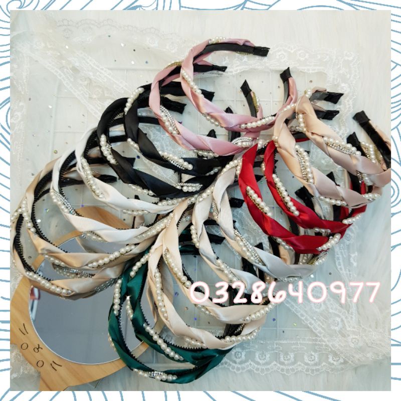 BỜM TẾT NGỌC TRAI NHÂN TẠO VÀ HẠT CƯỜM, BỜM TẾT TIỂU THƯ