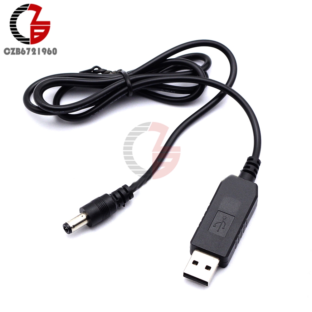 Cáp chuyển đổi nguồn USB sang DC 5.5x2.1mm DC 5V sang 9V 12V DC-DC