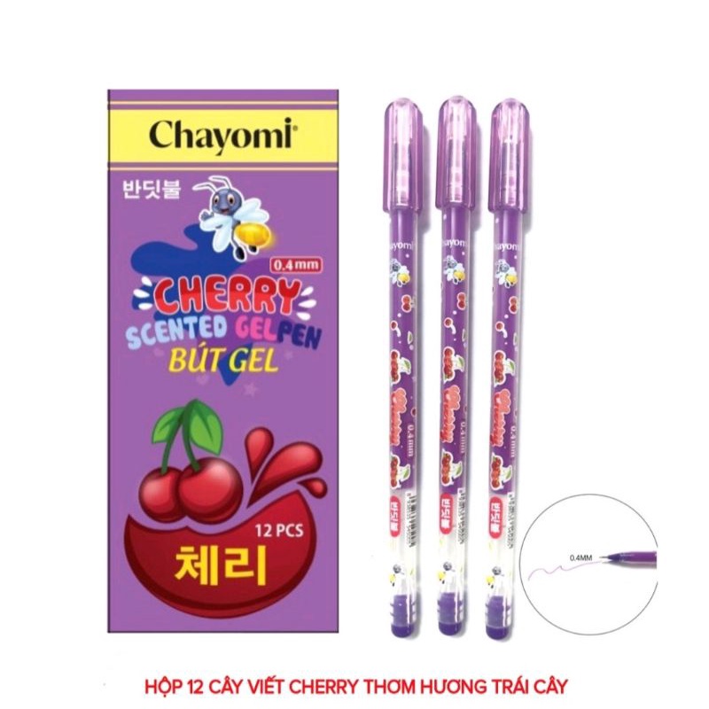 Bút gel Hàn Quốc có mùi thơm cherry ( 1 cây )