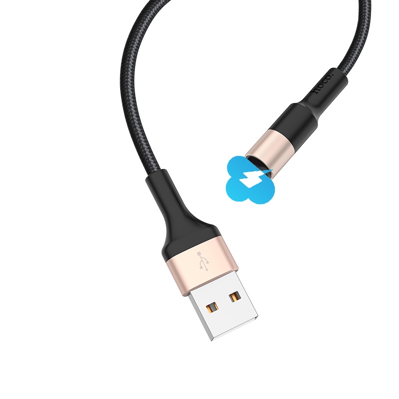Dây sạc  Hoco X26 2A sạc dây dù dài 1 mét - Sạc nhanh - chống rối - chống đứt - chống gãy gập