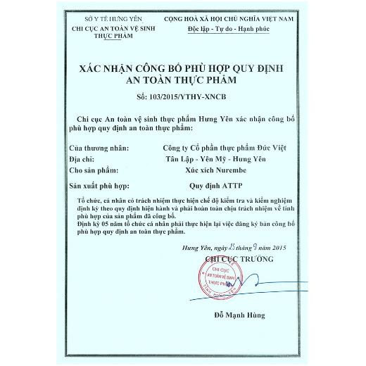 COMBO 5 gói XÚC XÍCH NUREMBE - ĐỨC VIỆT