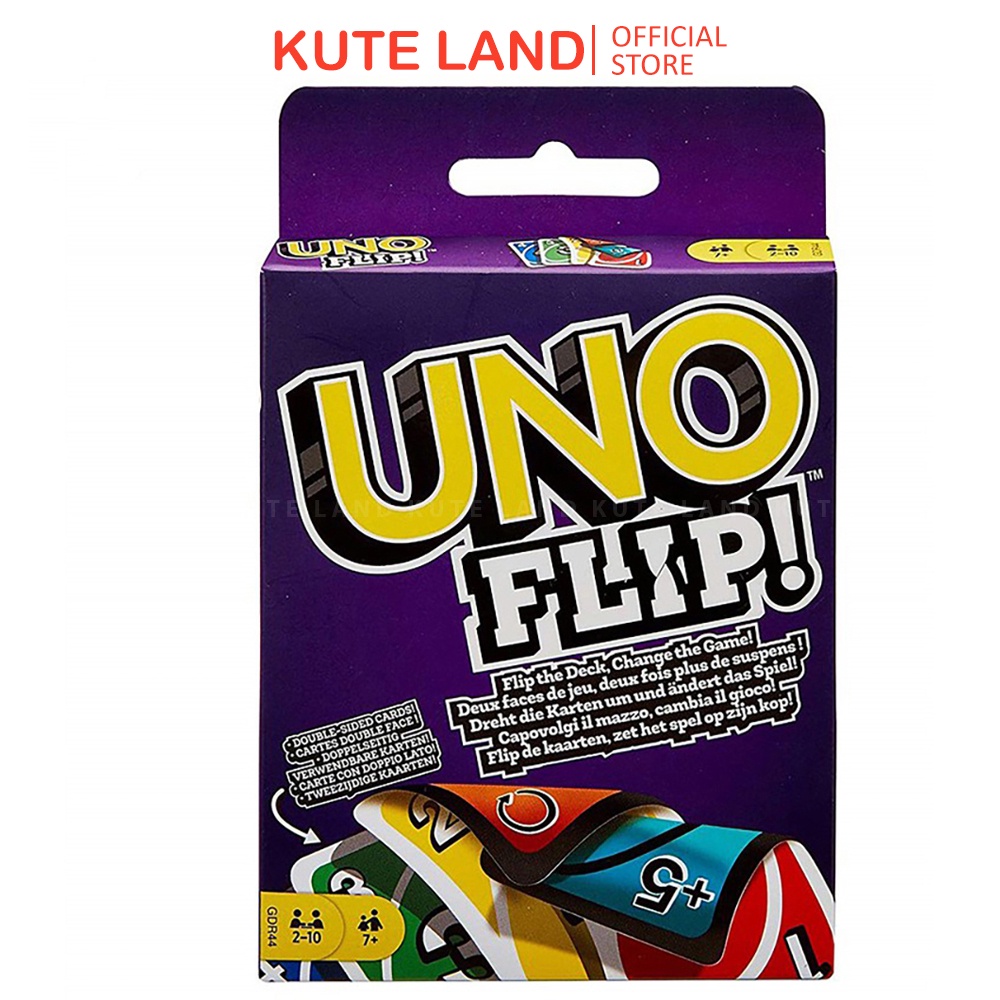 Bộ Bài trò chơi UNO FLIP vui nhộn Board Game Dành Cho Nhóm Bạn UNO3