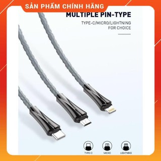 Cáp sạc đèn Led 7 màu 2.4A chính hãng LDNIO dành cho iPhone