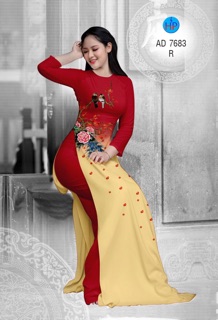 Vải may áo dài con vẹt