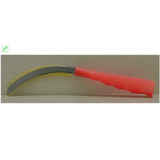 Lưỡi Liềm, Lưỡi Hái Cắt Cỏ, Liềm Gặt Cán Nhựa Dài 30cm