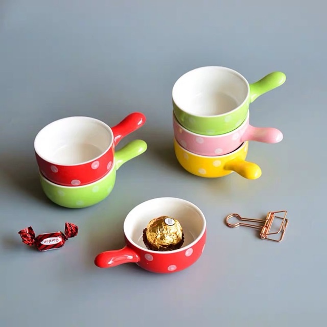 Bát Chén Sứ Ăn Dặm Hình Gáo Cho Bé 100ml
