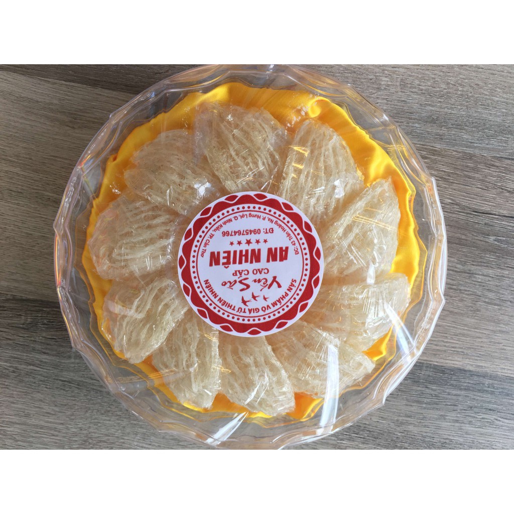 Yến sào tinh chế cao cấp An Nhiên - Hộp 100g - kèm táo đỏ+đường phèn+hạt chia+hạt sen khô