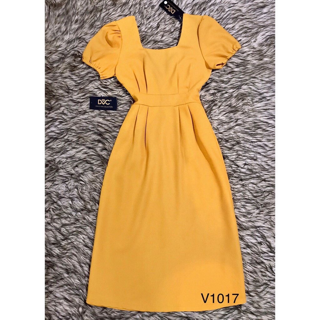 [ xả kho ] MiD Đầm suông V1017 Mie Design ảnh thật