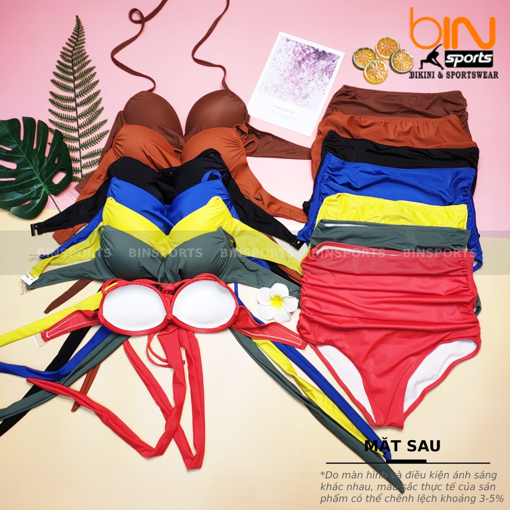 Bikini Nữ Hai Mảnh Cạp Cao Freesize Bin Sports BHV019