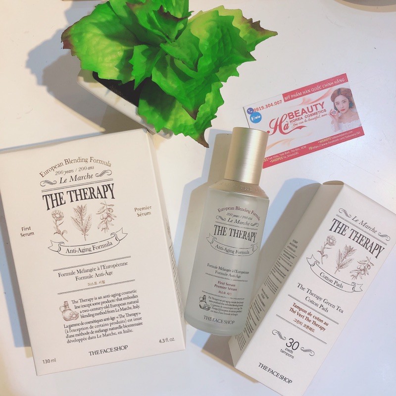 (AUTH_Korea)Nước Thần Phục Hồi Da THE THERAPY First Serum 130ml THE FACE SHOP