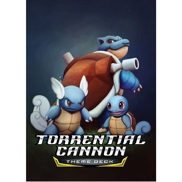 Bộ 60 Thẻ bài Pokémon Torrential Cannon - Pokémon Theme Deck 2019