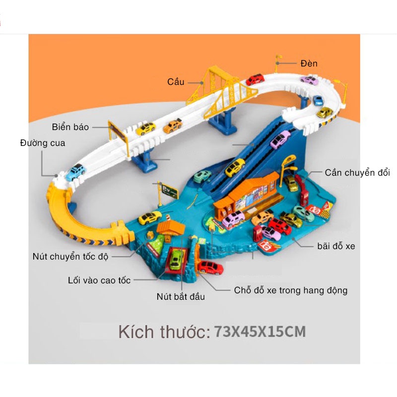 Đồ chơi Garage đỗ xe, đường đua cao tốc, đường hầm khủng long, thang máy tháp sky,Sở Thú Sư Tử cho bé