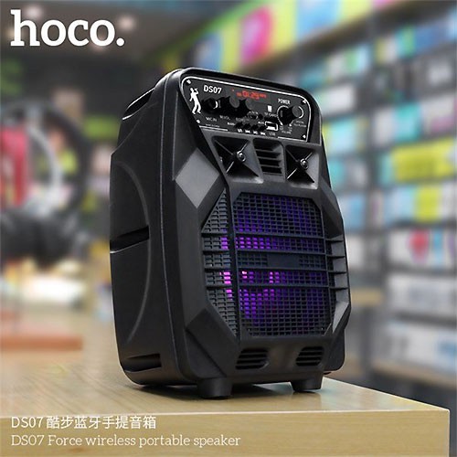 [TẶNG KÈM MIC] Loa Thùng Karaoke Mini Hoco DS02 / DS07 Thiết Kế Hiện Đại - Công Suất Mạnh Mẽ - Âm Vang Ấn Tượng