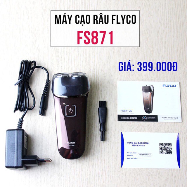 MÁY CẠO RÂU SẠC ĐIỆN FLYCO FS871  PG502