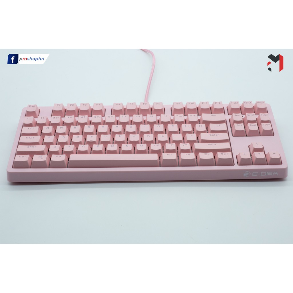 Bàn Phím Cơ E-Dra EK387 Pink Huano Switch Phiên Bản 2021 | WebRaoVat - webraovat.net.vn