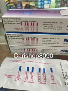 Que thử rụng trứng LH test strip