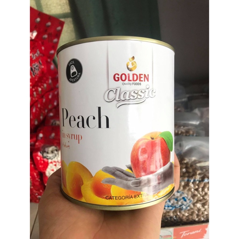 Đào Ngâm Golden Lon 820g | BigBuy360 - bigbuy360.vn