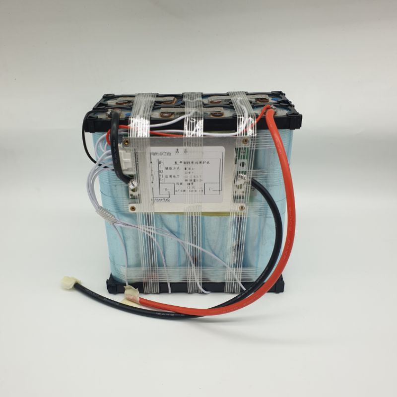 Achun.vn - KHỐI PIN SẮT 8S - 24V - 15AH - 8 viên 33140 MẠCH XẢ 50A